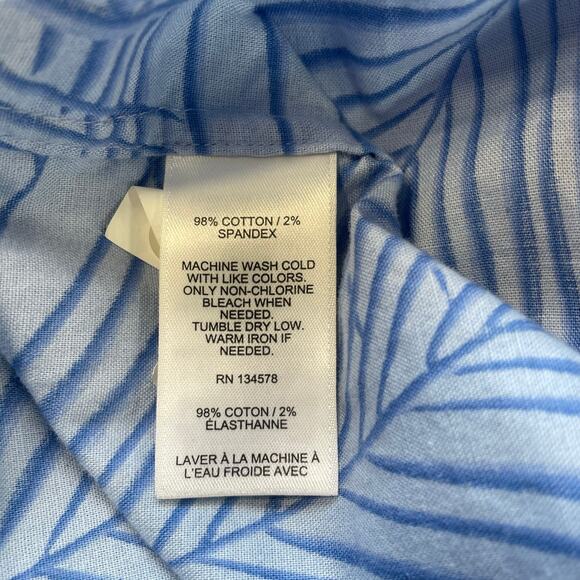 Vineyard Vines Mens Hawaiian Floral Print Short Sleeve Button Up Camp Shirt 1XB - Picture 5 of 7